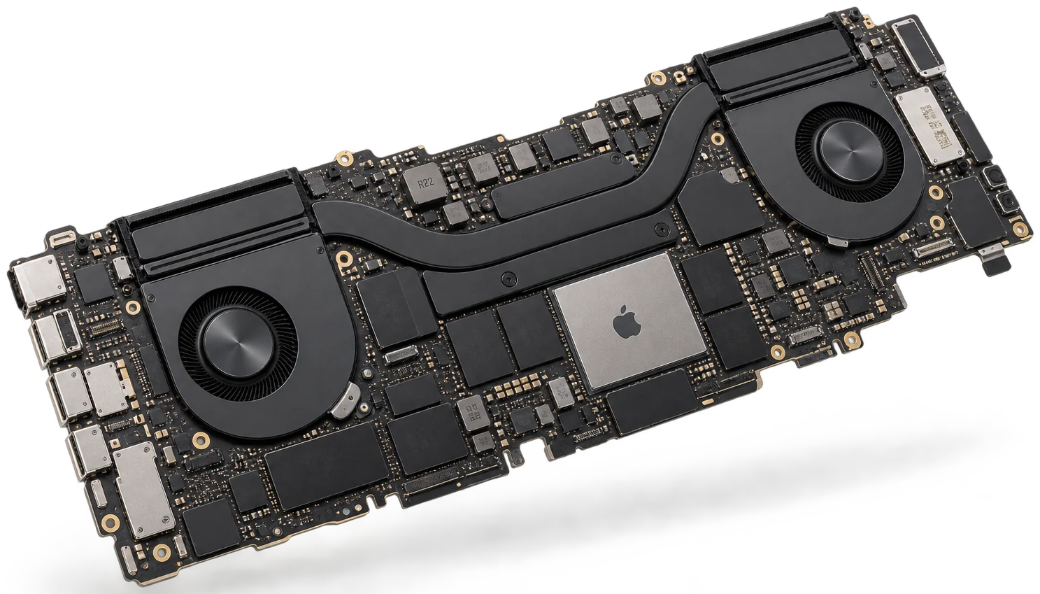 Logicboard eines Smartphones in Nahaufnahme