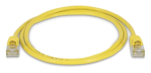 LMP Ultra Slim Round Ethernet Patchkabel 0.5 m – Gelb