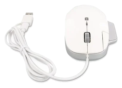 Refurbished – LMP Elite Pro Maus USB-C weiss/silber