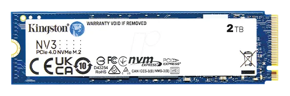 2 TB Kingston NV3 NVMe SSD M.2 2280