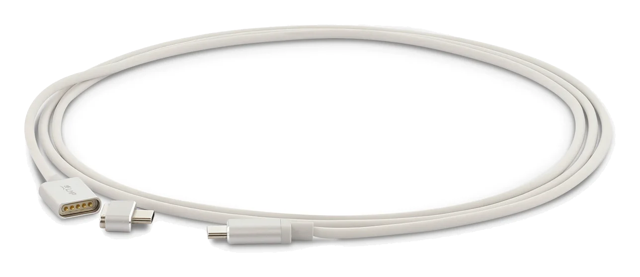 LMP Magnetic Safety Ladekabel 1.8 m – Silber