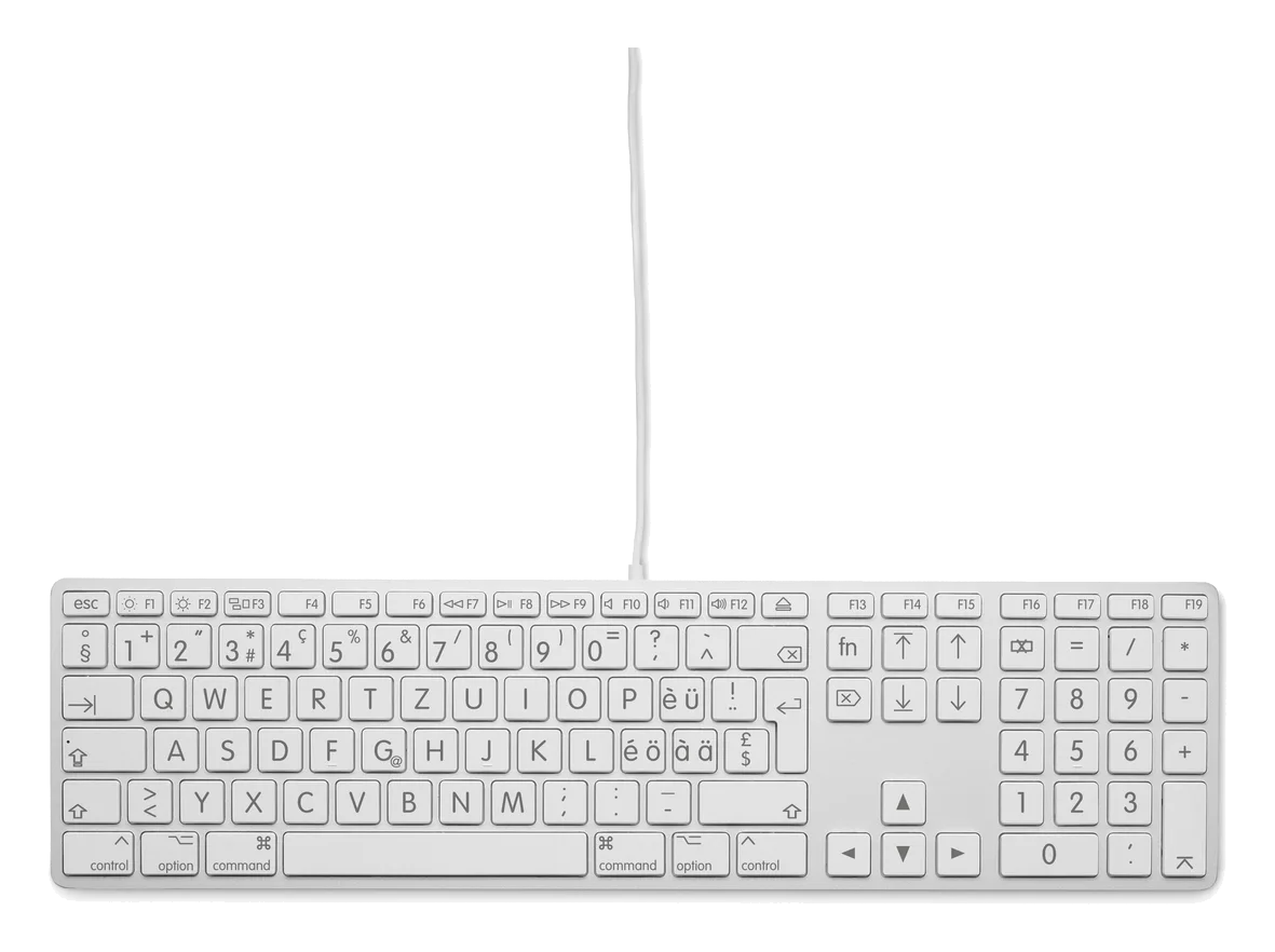 LMP Grossschrift USB Tastatur (ISO) (CH Layout)
