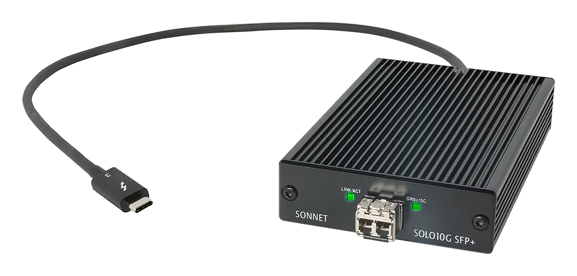 Sonnet Solo 10G Thunderbolt 3 zu 10GBaseT Ethernet Adapter