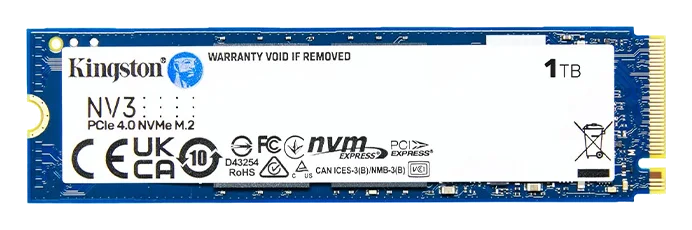 1 TB Kingston NV3, NVMe SSD M.2 2280