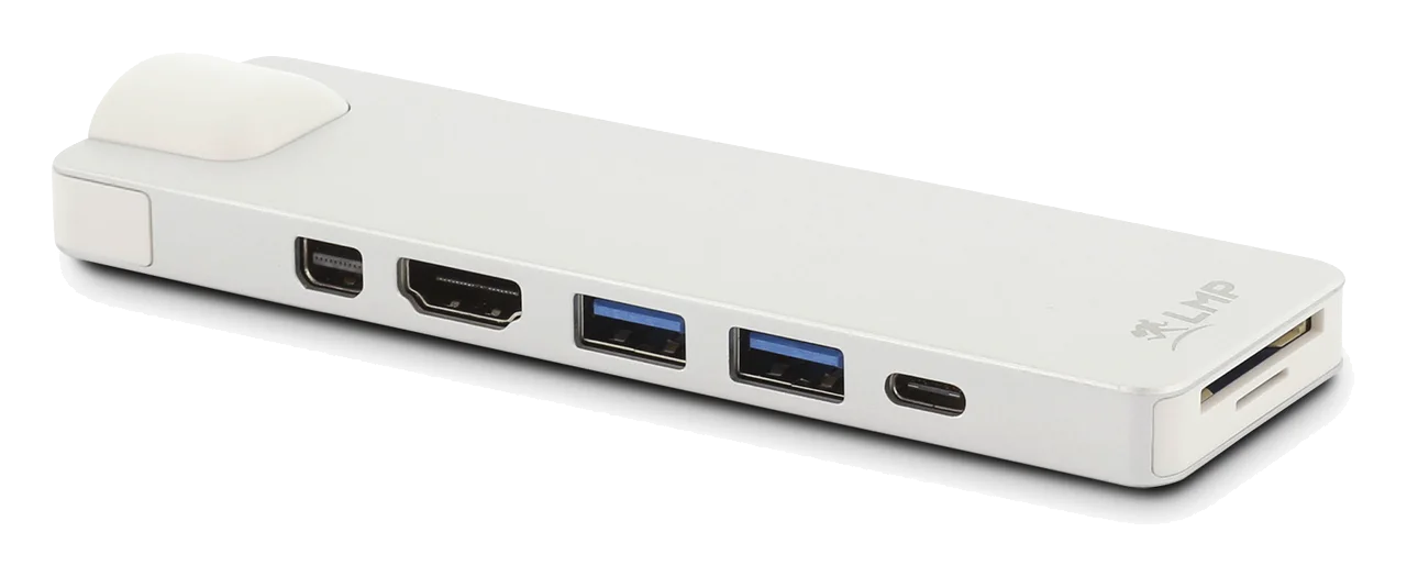LMP USB-C Compact Dock 4K 8 Port - Refurbished