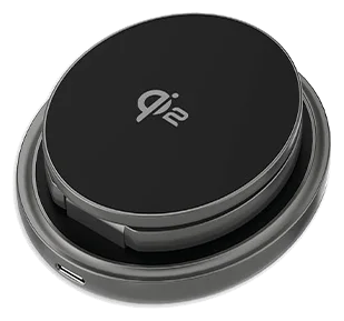 LMP Twist 3-in-1 wireless Qi2 Ladestation – Space Grau