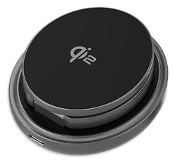 LMP Twist 3-in-1 wireless Qi2 Ladestation – Space Grau