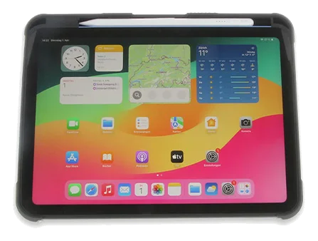 LMP ArmorCase für iPad 11" (2025) & iPad 10.9" (2022/24) – Schwarz