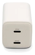 LMP 65W USB-C Dual Power Adapter – Weiss