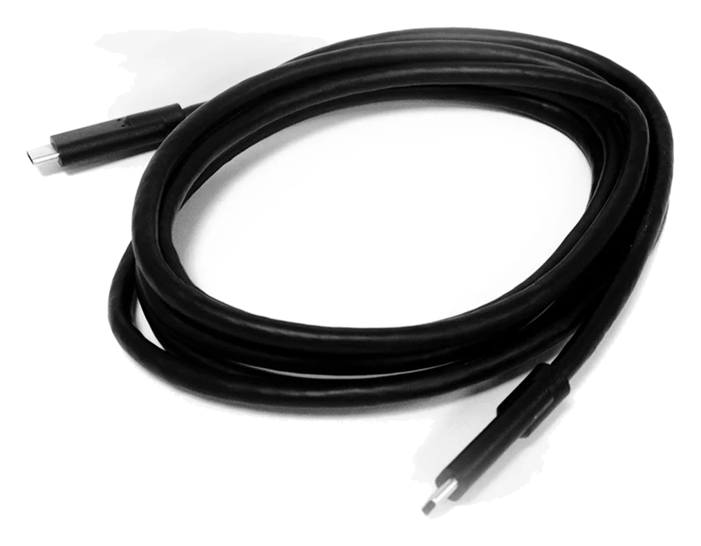 LMP USB-C (m) zu USB-C (m) Kabel 2 m – Schwarz