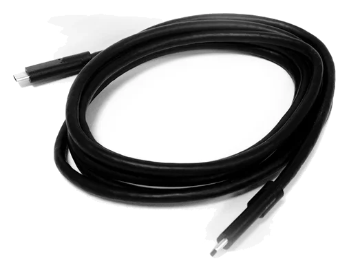 LMP USB-C (m) zu USB-C (m) Kabel 2 m – Schwarz