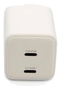 LMP 45W USB-C Dual Power Adapter – Weiss