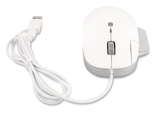 LMP Elite Pro Maus USB-C weiss/silber