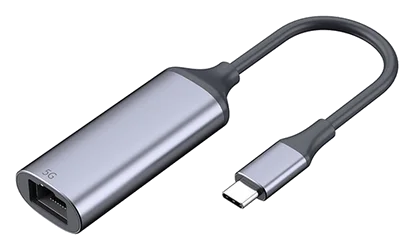 LMP USB-C zu 5 Gigabit Ethernet Adapter – Space Grau