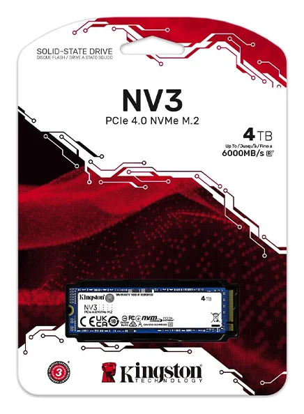 4 TB Kingston NV3 NVMe SSD M.2 2280
