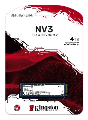 4 TB Kingston NV3 NVMe SSD M.2 2280