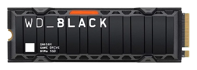 8 TB WD Black SN850X mit Kühlkörper