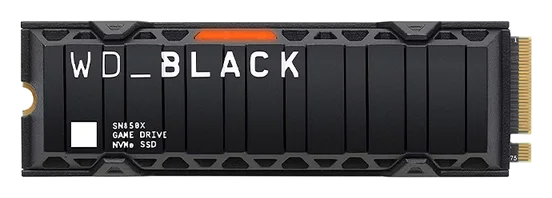 8 TB WD Black SN850X mit Kühlkörper