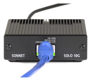 Sonnet Solo 10G Thunderbolt 3 zu 10GBaseT/NBaseT Ethernet Adapter