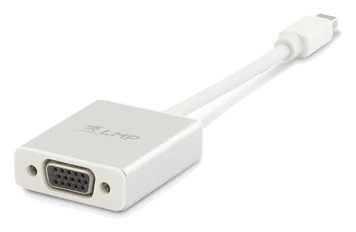 LMP Mini-DisplayPort zu VGA Adapter, Mini-DP (m) zu VGA (f), silber